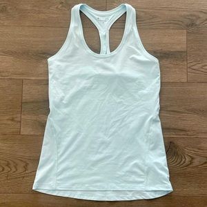 Athleta light blue racerback tank
